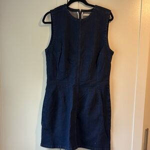 NWT Abercrombie Sleeveless Denim Dress